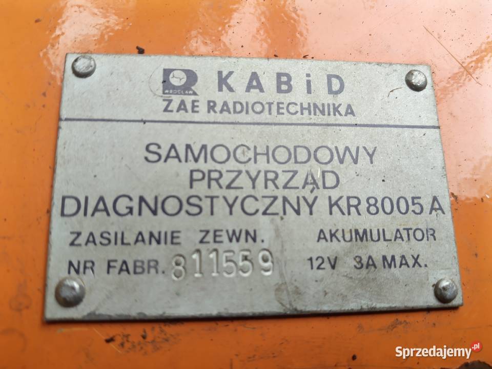 Samochodowy przyrząd diagnostyczny KR8005a Gdańsk