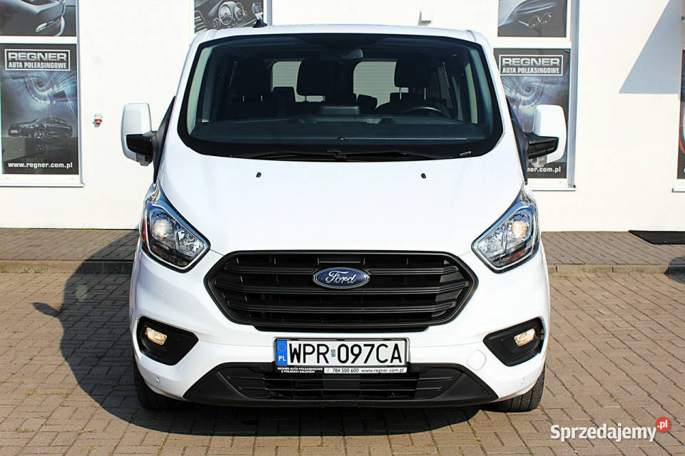 Ford Transit Custom 9osob L2 130 Salon FV23 1WŁ 99000km Sokołów