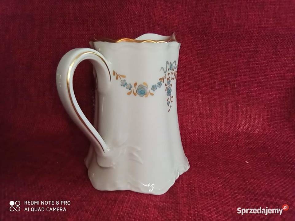 Mlecznik Niebieskie kwiatki Hutschenreuther Gdańsk