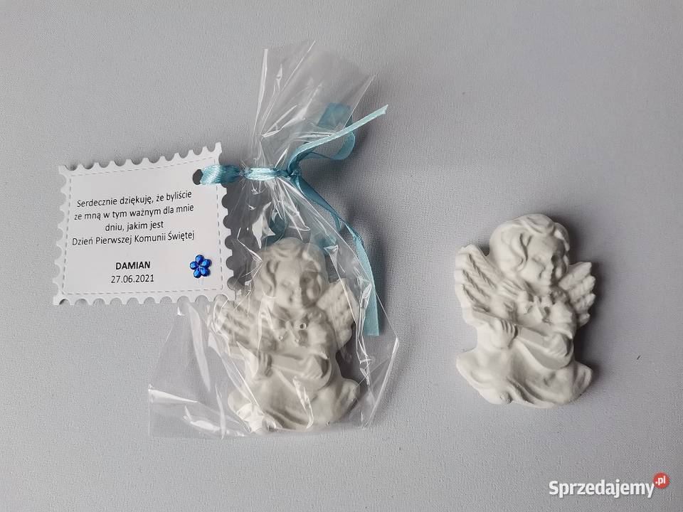 Podziękowania Komunia Aniołek Chłopiec B1 Poznań sprzedam