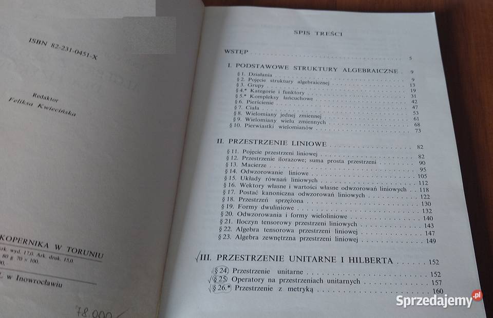 Algebra z geometrią fizyków Lech Górniewicz pomorskie