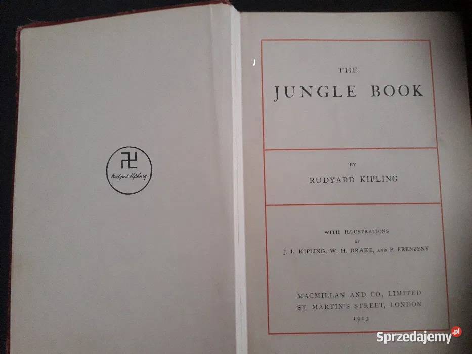 The jungle book Rudyard Kipling 1913r.