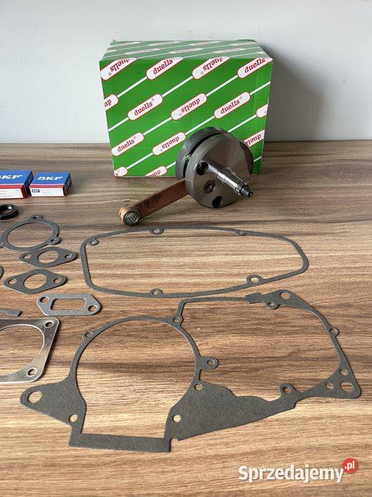 NOWY KOMPLETNY WAŁ KORBOWY DUELLS ŁOŻYSKA Bielsko-Biała