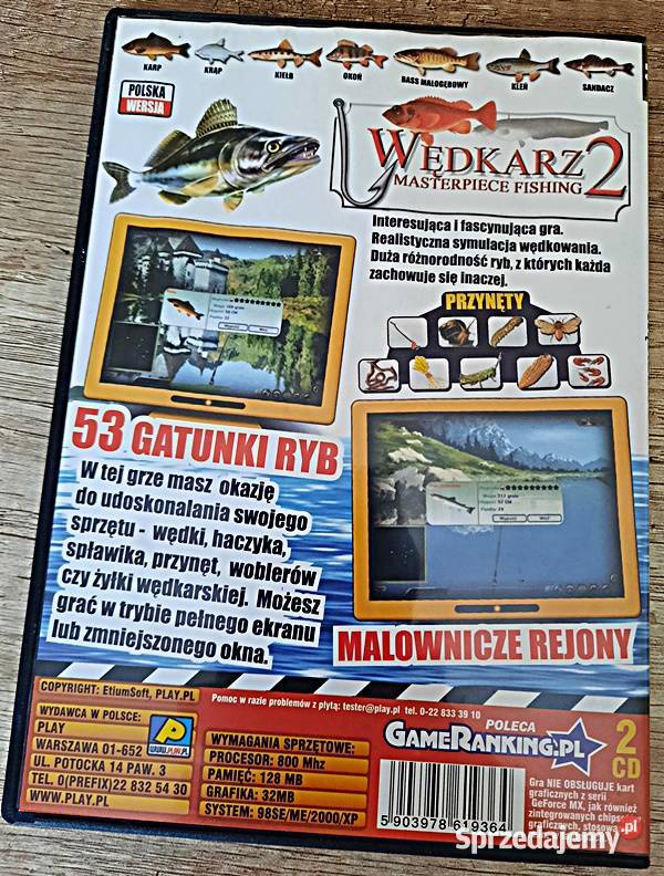 Wędkarz 2 gra na PC Ostrów Wielkopolski