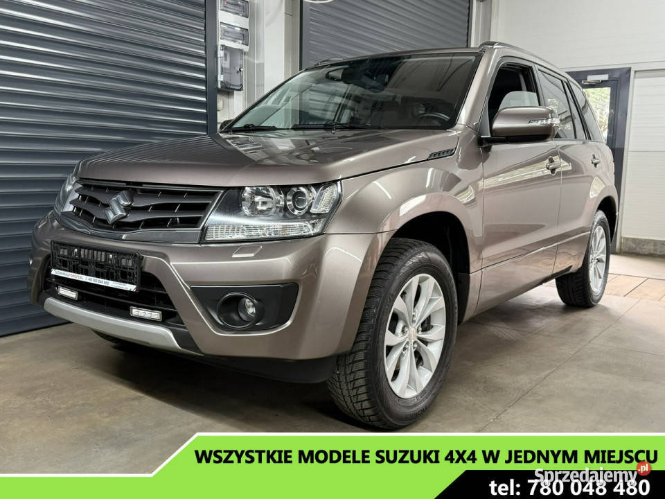 Suzuki Grand Vitara 24 2015r 130tyśkm salon full wielofunkcyjna kierownica Chechło
