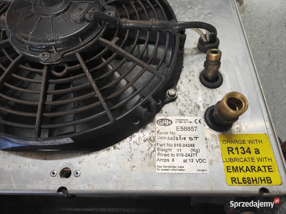 Webasto GAH parownik chłodniczy Agregat Łódź