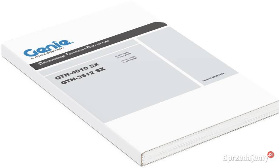 Genie 4010SX 3512SX 3512 4010 SX DTR wielkopolskie Szamotuły