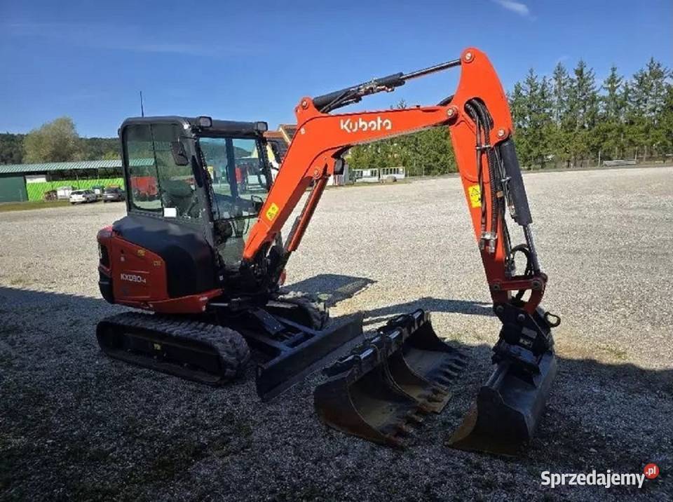 Mini koparka w idealnym stanie Kubota KX0304 Rok produkcji 2017 Warka