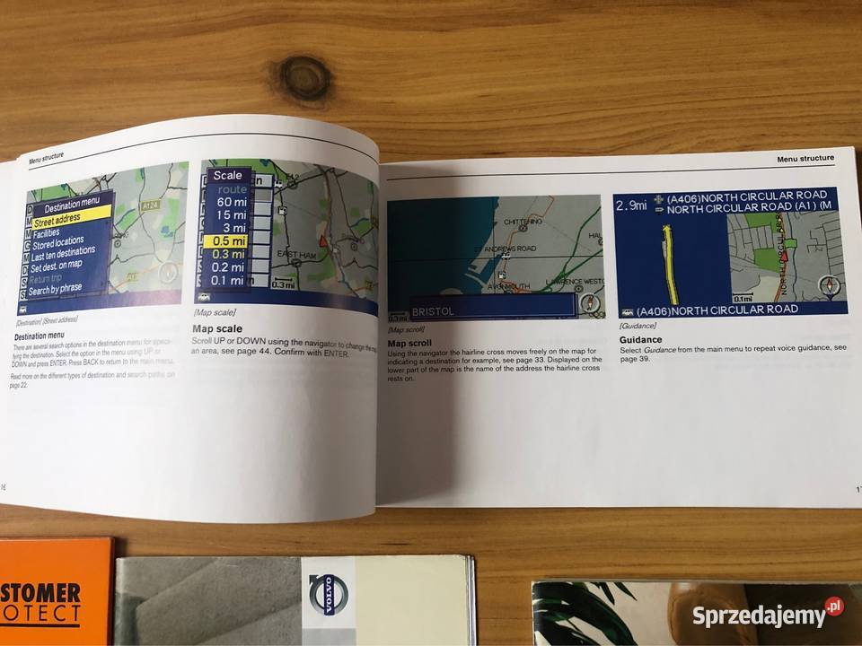 Instrukcja obsługi nawigacja RTI Volvo S60 lift