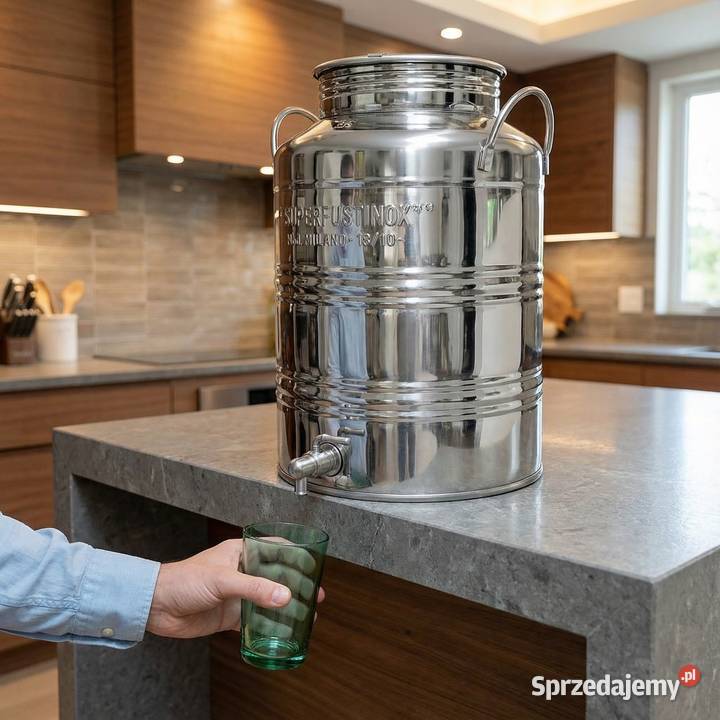 Beczułka beczka stal kwasówka inox bańka 25L z śląskie Siemianowice Śląskie