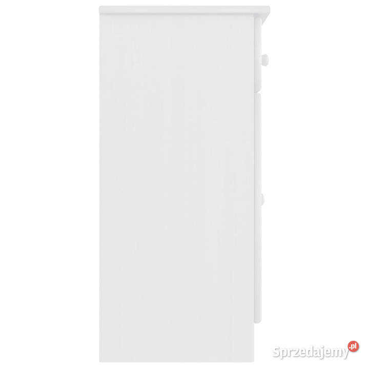 Szafka ALTA biała 77x35x73 lite drewno sosnowe Warszawa