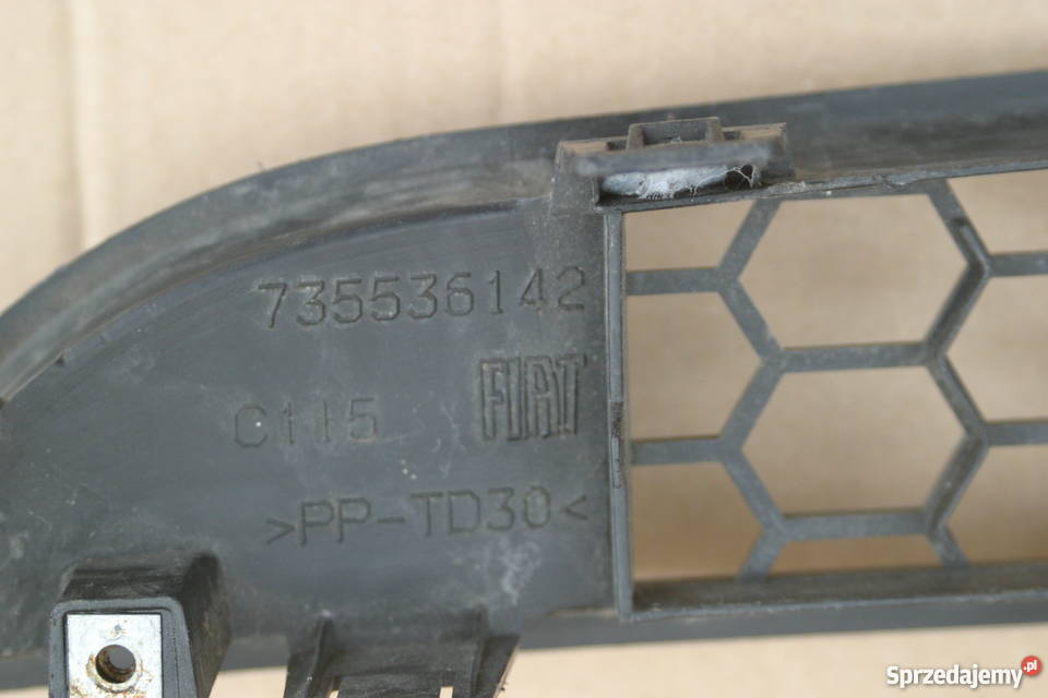 FIAT GRANDE PUNTO 2012 KRATKI ZDERZAKA PRZÓD lubuskie Bieleń