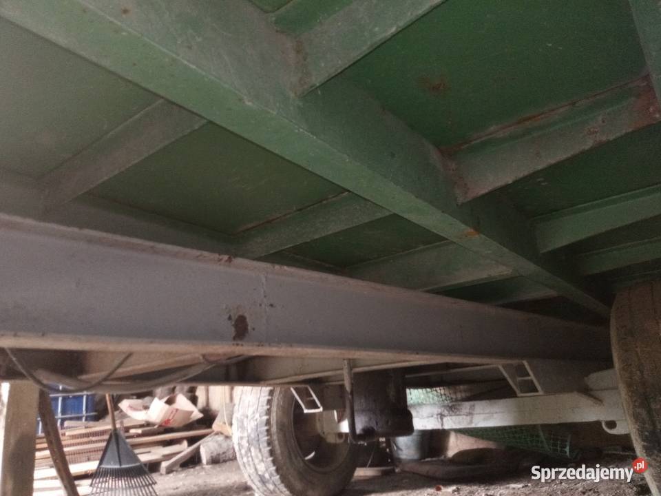 Przyczepa wywrotka 4t jednoosiowa nieuszkodzony