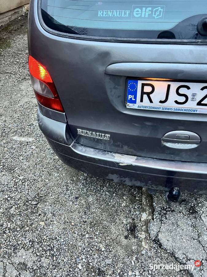 Reno Scenic 19 DCI diesel 2002 ważne opłaty do Jasło