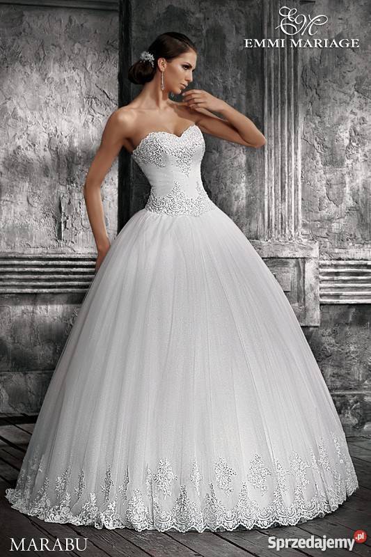 PIĘKNA SUKNIA MARABU EMMI MARIAGE