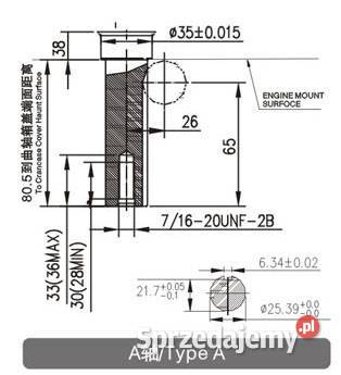 SILNIK LONCIN LC2P80F DO TRAKTORKA SPALINOWY wielkopolskie Opalenica