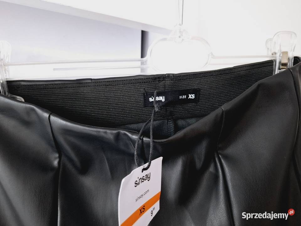 XSS Sinsay nowe spodnie eko skórka