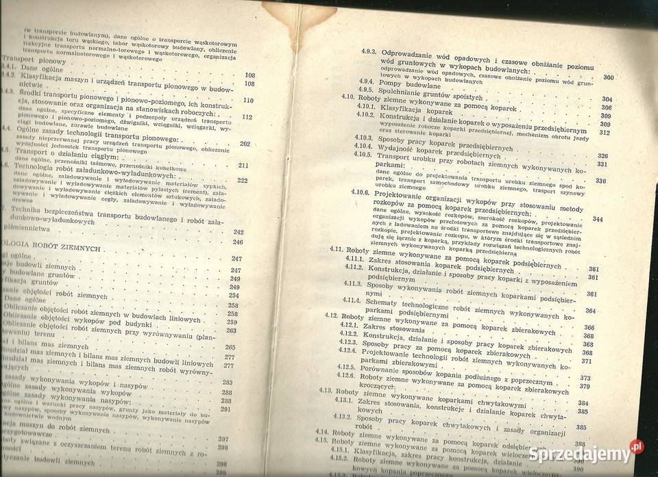 Technologia i organizacja budowy 1965Dyżewski Łódź