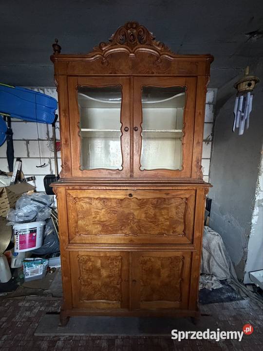 Kredens drewniany w stylu ludwikowskim do podlaskie Pomiany