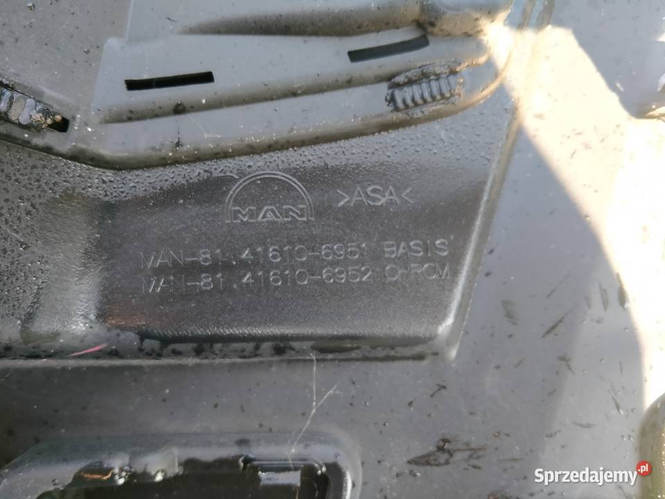 MAN TGX EURO 6 GRILL ATRAPA NIE NAPRAWIANY lubuskie Kargowa
