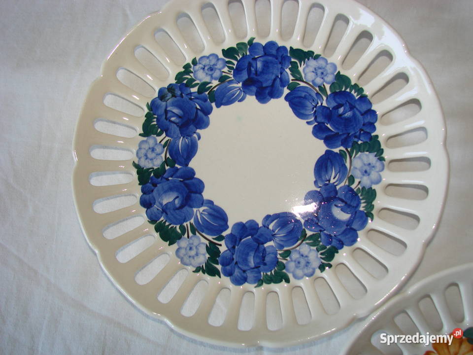 Koło fajansowy talerz PRL Pruszcz Gdański