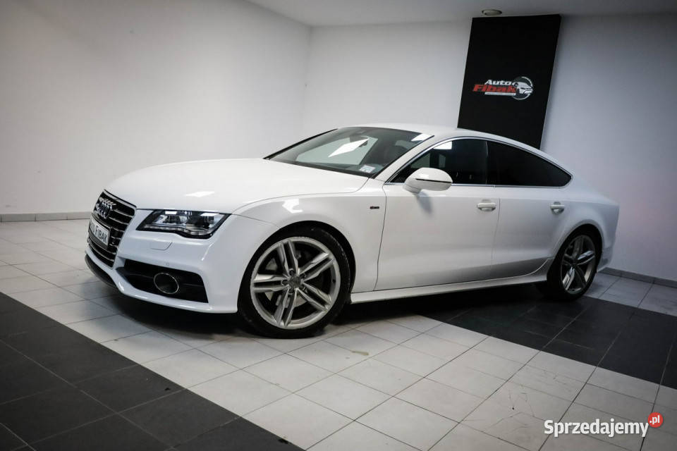 Audi A7 SLineQuattro313BoseSkóraAlkantara C7 łódzkie Konstantynów Łódzki
