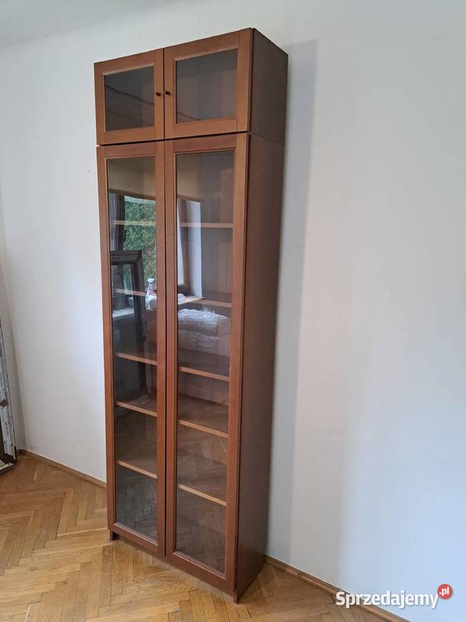 IKEA BILLYOXBERG Regał z nadstawką brązowy