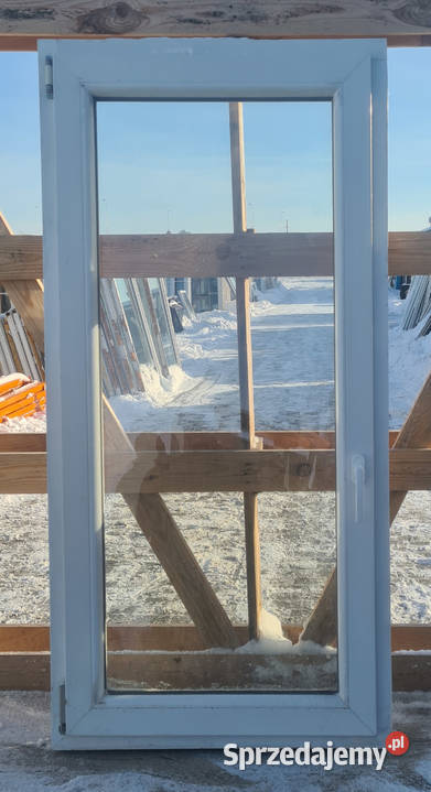 OKNA KacprzaK 78X154 OKNO Używane Plastikowe PCV Siedlce