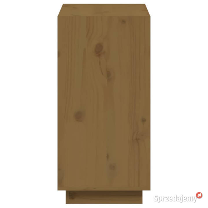 Regał na książki miodowy brąz 60x35x71 drewno mazowieckie