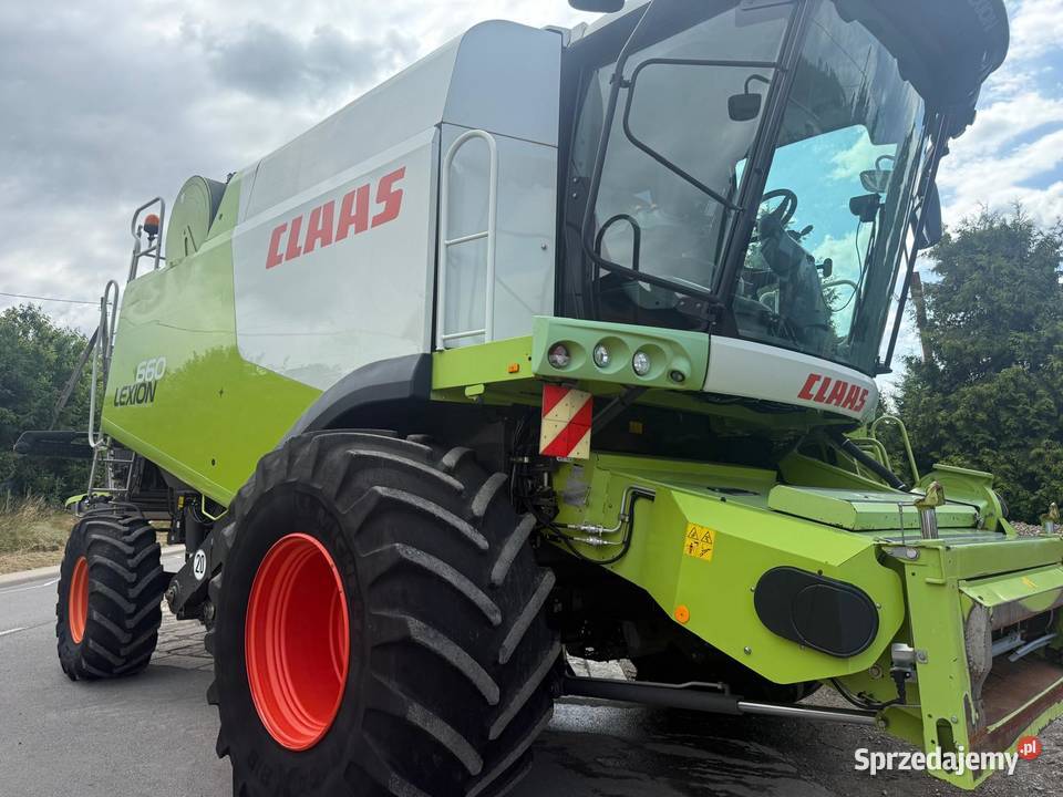 Kombajn zbożowy Claas Lexion 660 heder V750 pro Nowa Ruda