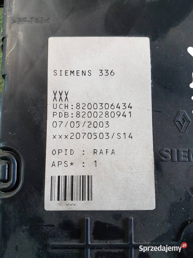 RENAULT MEGANE II MODUL UCH 8200306434 wielkopolskie Turek