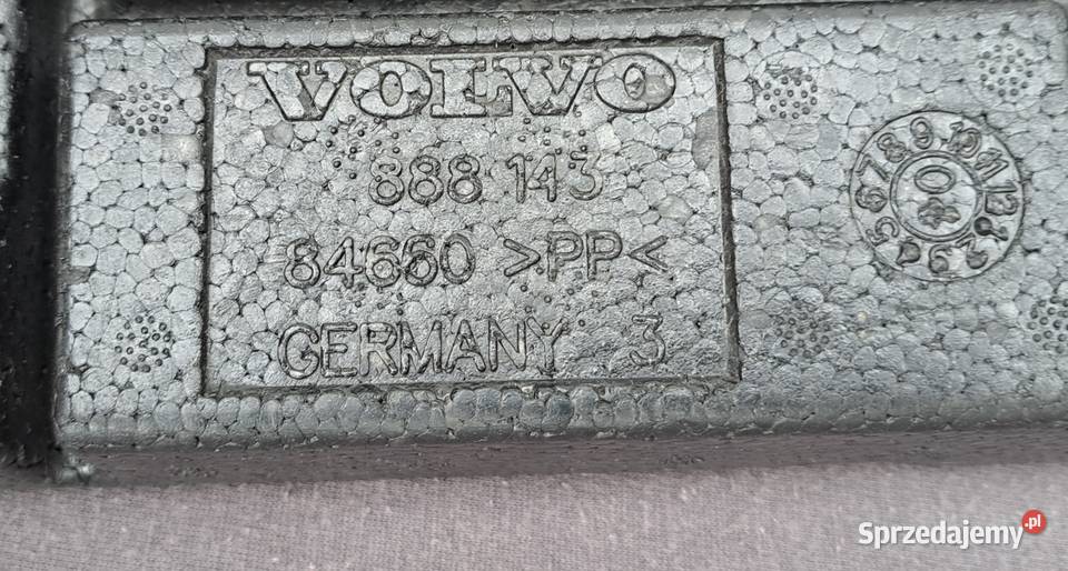 Absorber pianka styropian zderzaka tył Volvo V40 Mielęcin