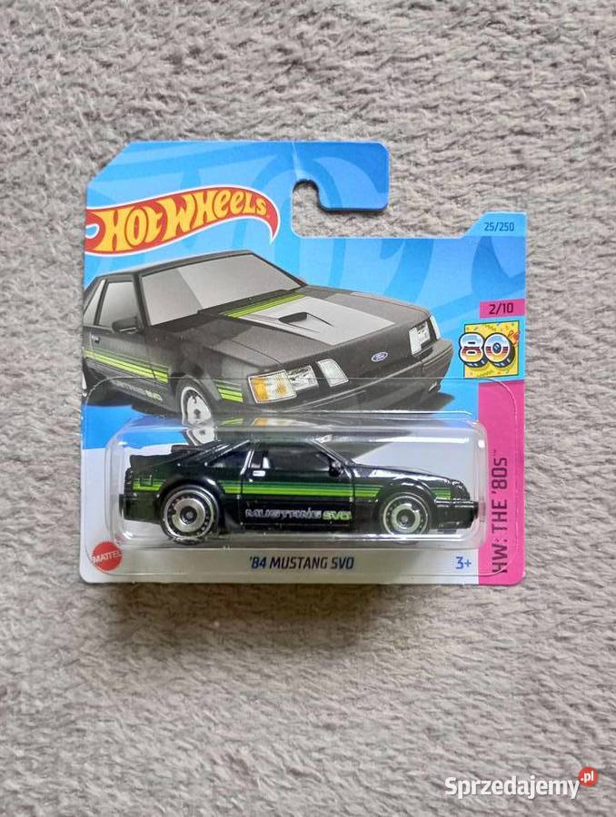 Hot wheels 84 FORD MUSTANG SVO samochodzik model Warszawa sprzedam
