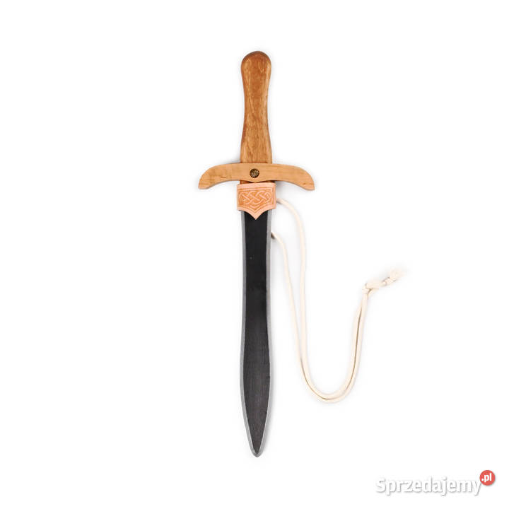 Malowany Miecz Drewniany i Skórzany Pendant Szczecin sprzedam