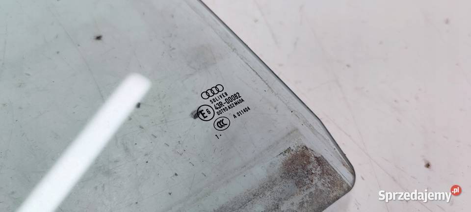 SZYBA BOCZNA DRZWI PRAWY TYŁ AUDI A6 C7 SEDAN śląskie