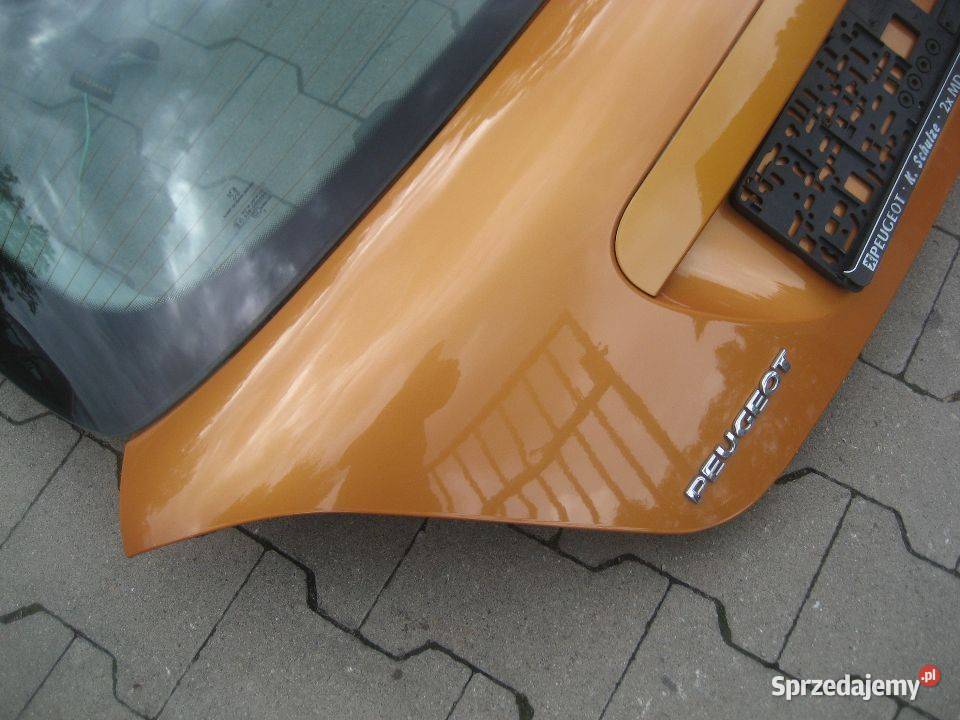 peugeot 207 0609r klapa pokrywa bagażnika tył sprzedam