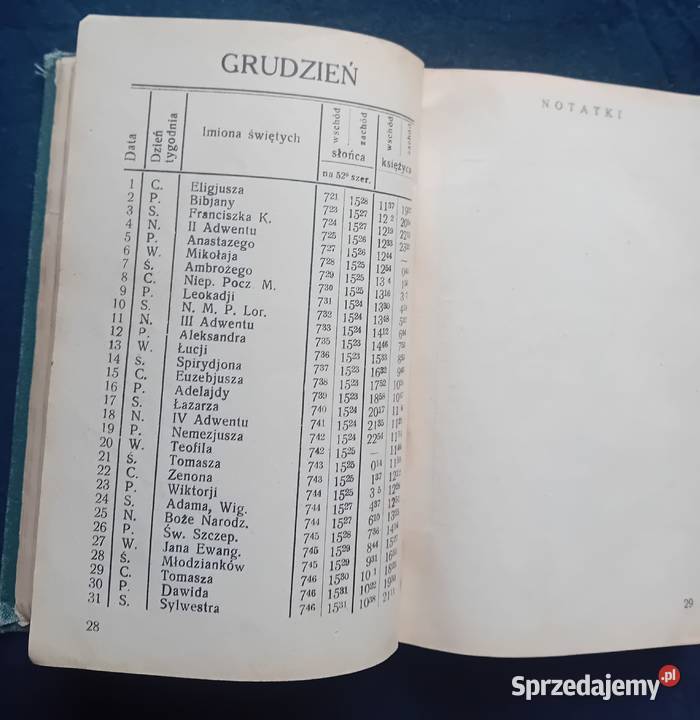 Kalendarz myśliwski na 1932 r Polski Związek