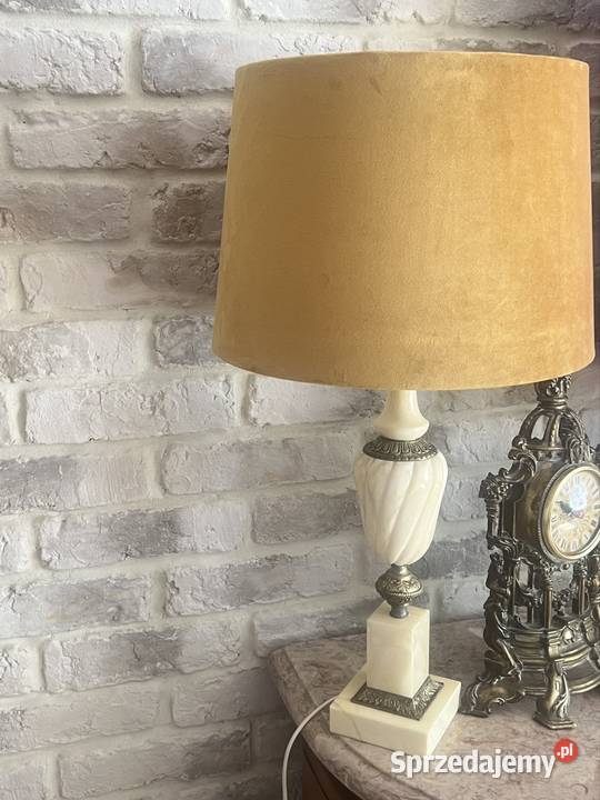 Duża lampa z Onyxu Lampy stołowe i nocne