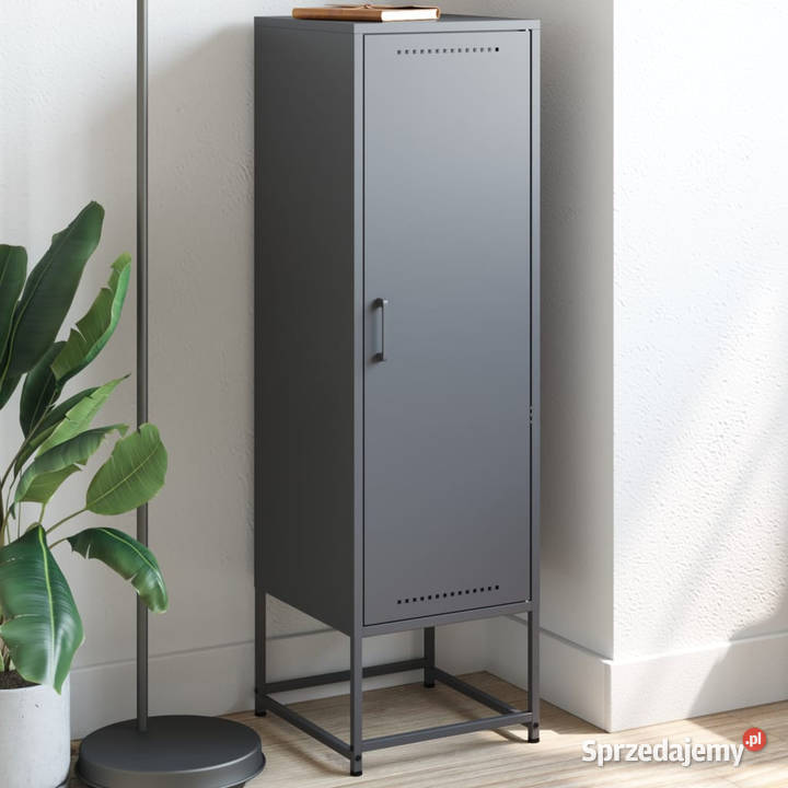 Szafka antracytowa 36x39x123 stal WM846526 mazowieckie Warszawa sprzedam