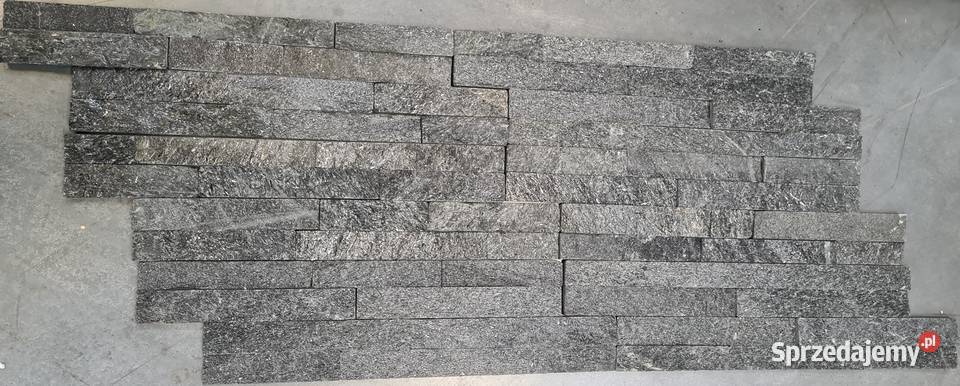 Kamień naturalny Quartz Czarny 10 x 35 0385 m2 Warszawa