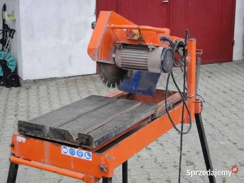 Piła stół Przecinarka do kostki cegły pustaków Łętownia