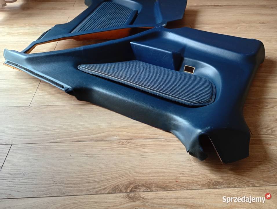 Mercedes w123 c123 boczek boczki niebieski welur Tarnowskie Góry