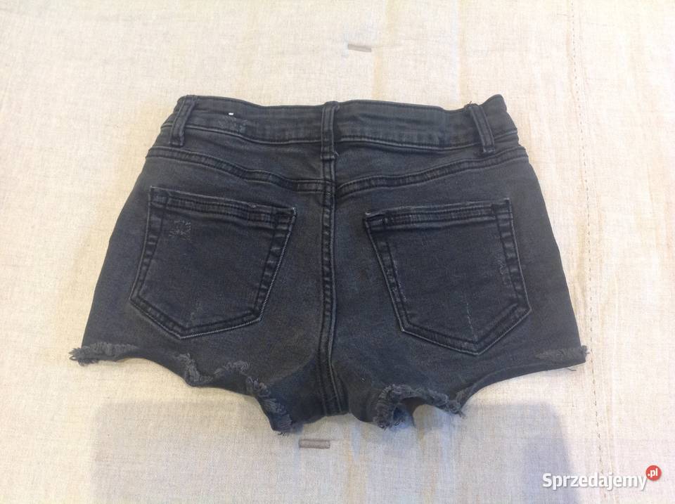 Spodenki Jeans Damskie Pimkie r XXS Czarne Moda i Styl lubuskie Nowa Sól
