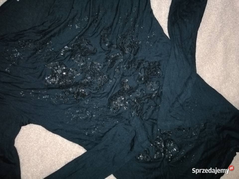 Nowa Czarna Bluzka ORSAY 100 Wiskoza Rozmiar 34(XS) Bluzki i koszule Leszno