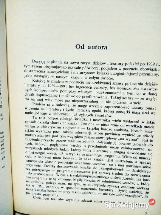 Literatura polska Matuszewski polskie Warszawa