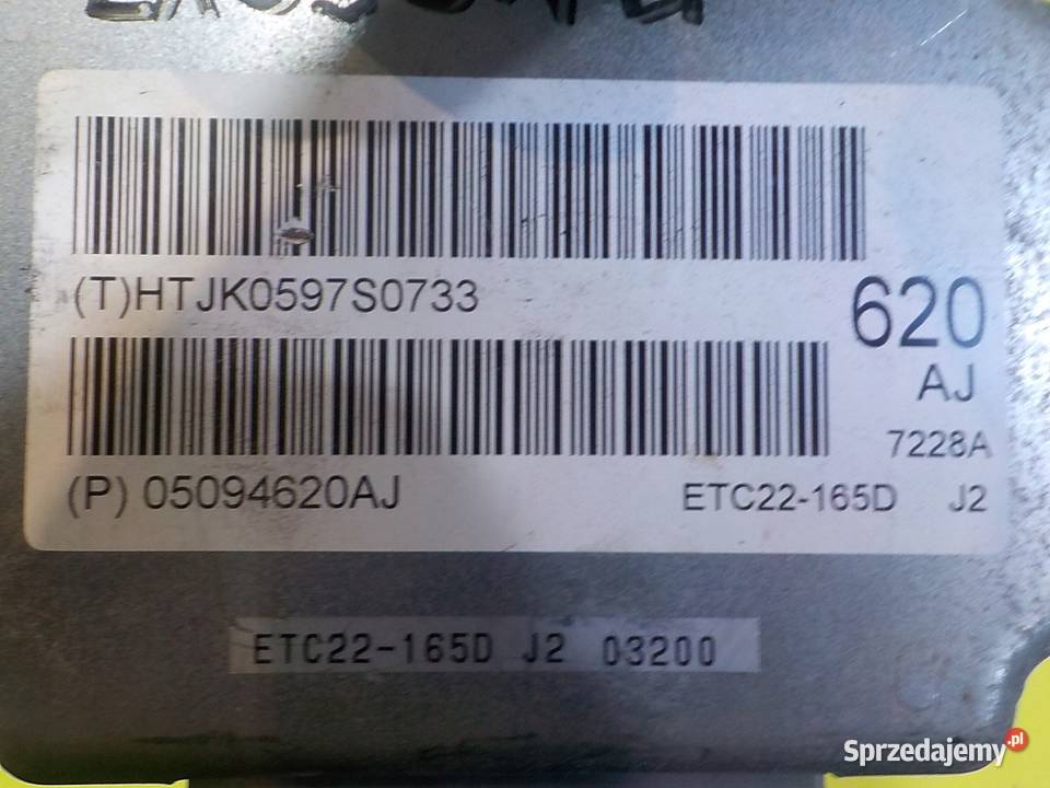 DODGE CALIBER 20 B 08r 5D modul sterownik Wyposażenie elektryczne Suków