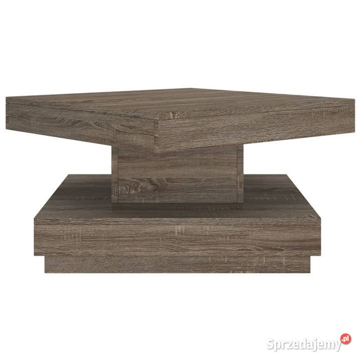 Stolik kawowy szary 60x60x35 MDF WM286098 mazowieckie Warszawa sprzedam