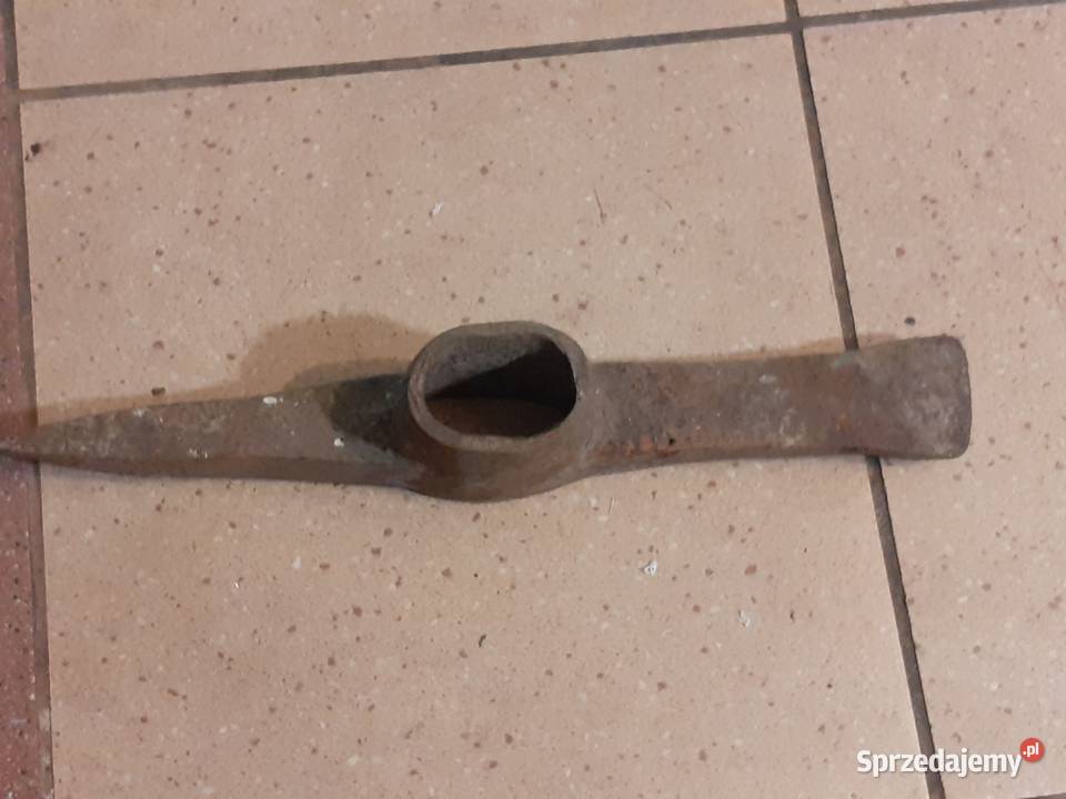 Stary kilof budowlany dł 35 Waga około 15 Chorzów