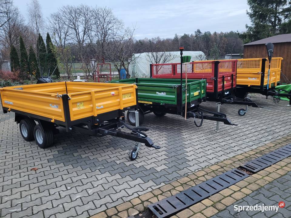 Przyczepa wywrotka jedno dwuosiowa 15T Miechów