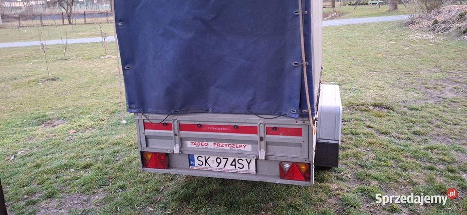 Sprzedam przyczepkę że stelażem i plandeką śląskie Sławków